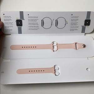 Apple Watch 5 sports band - Pink Sand